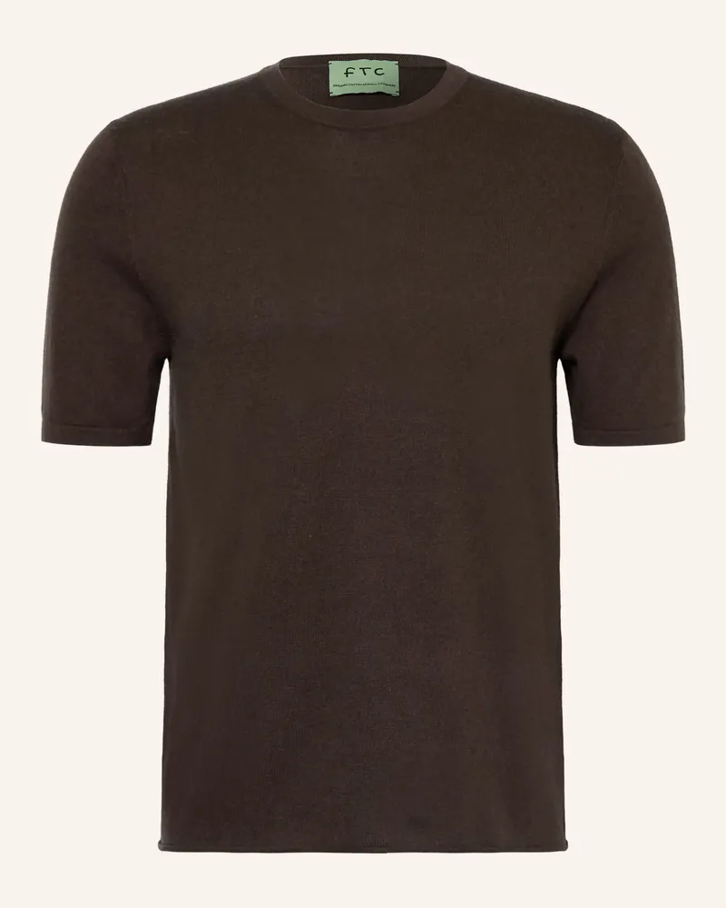 FTC Cashmere Strickshirt braun Dunkelbraun