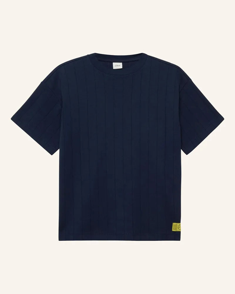 S.Oliver T-Shirt blau Blau