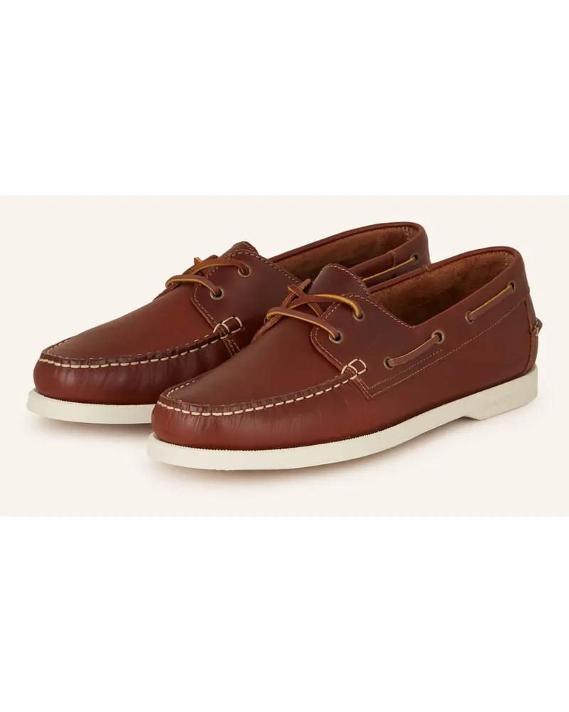 Gant Mokassins PRINCE - COGNAC Braun