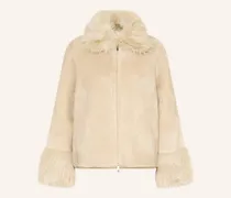 Kunstpelz-Jacke