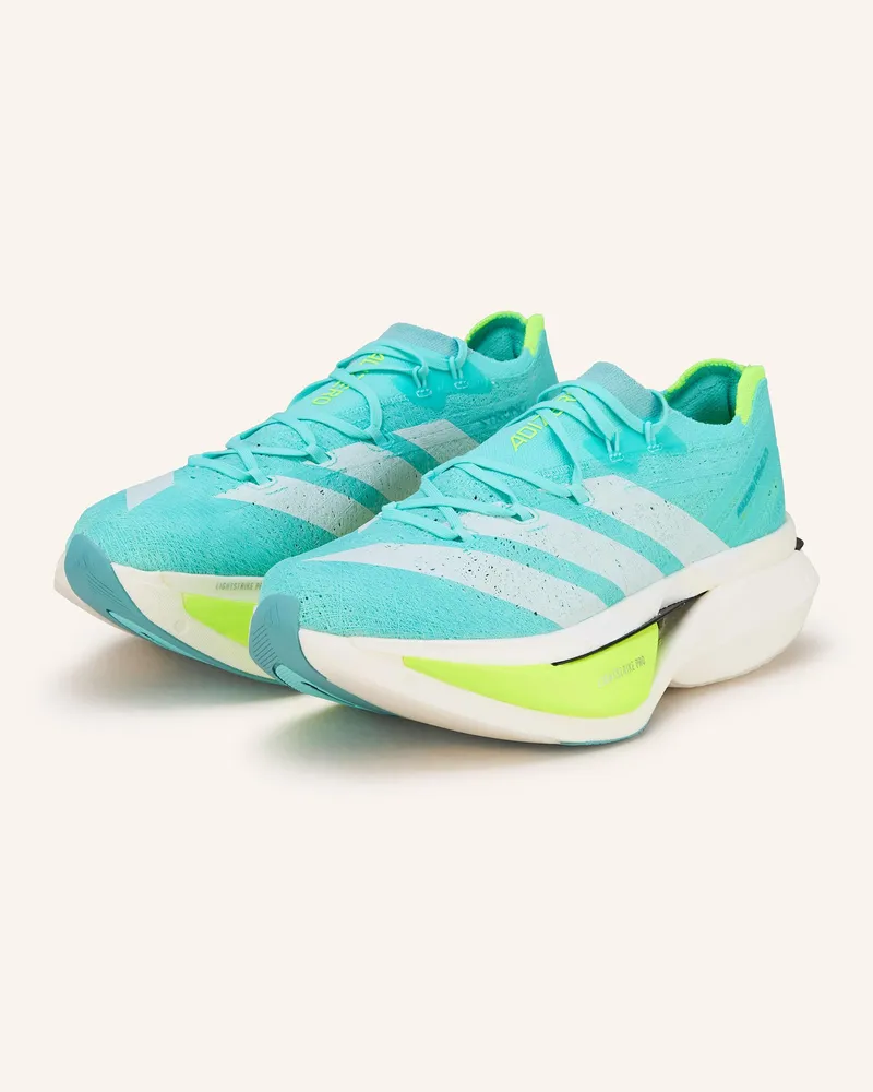 adidas Laufschuhe ADIZERO PRIME X3 STRUNG Türkis