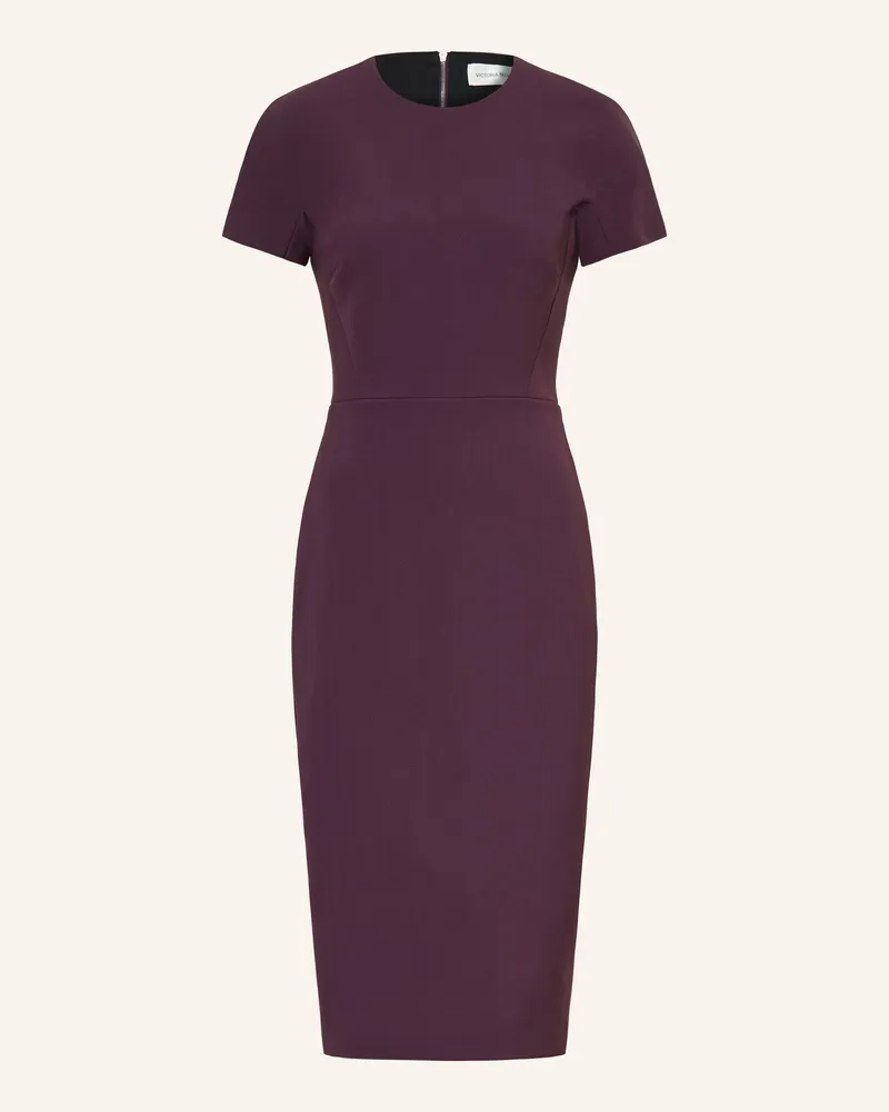 Victoria Beckham Etuikleid Claude lila Dunkellila