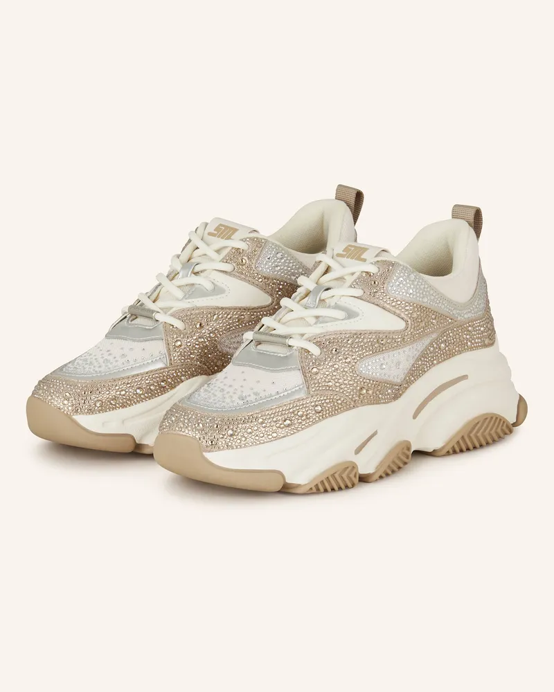 Steve Madden Sneaker PRIVY mit Schmucksteinen Silber