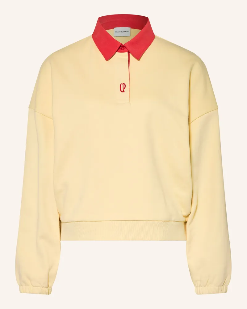 Claudie Pierlot Sweatshirt gelb Hellgelb