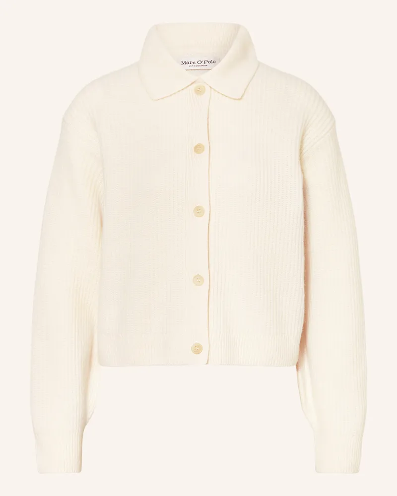 Marc O'Polo Strickjacke weiss Creme