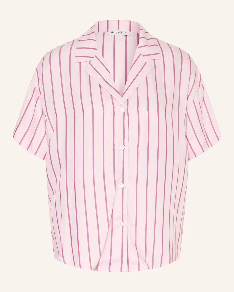 Marc O'Polo Schlafshirt rosa Hellrosa