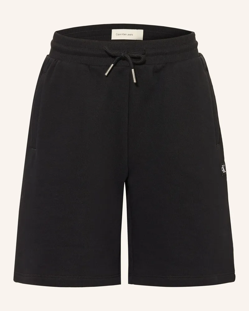 Calvin Klein Sweatshorts schwarz Schwarz