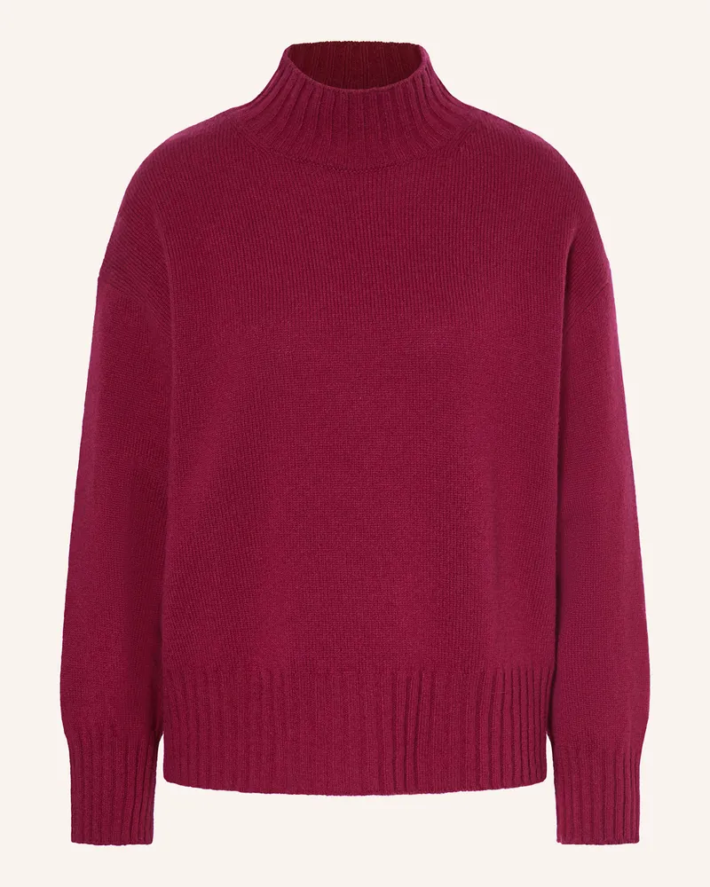 Maerz Rollkragenpullover Dunkelrot