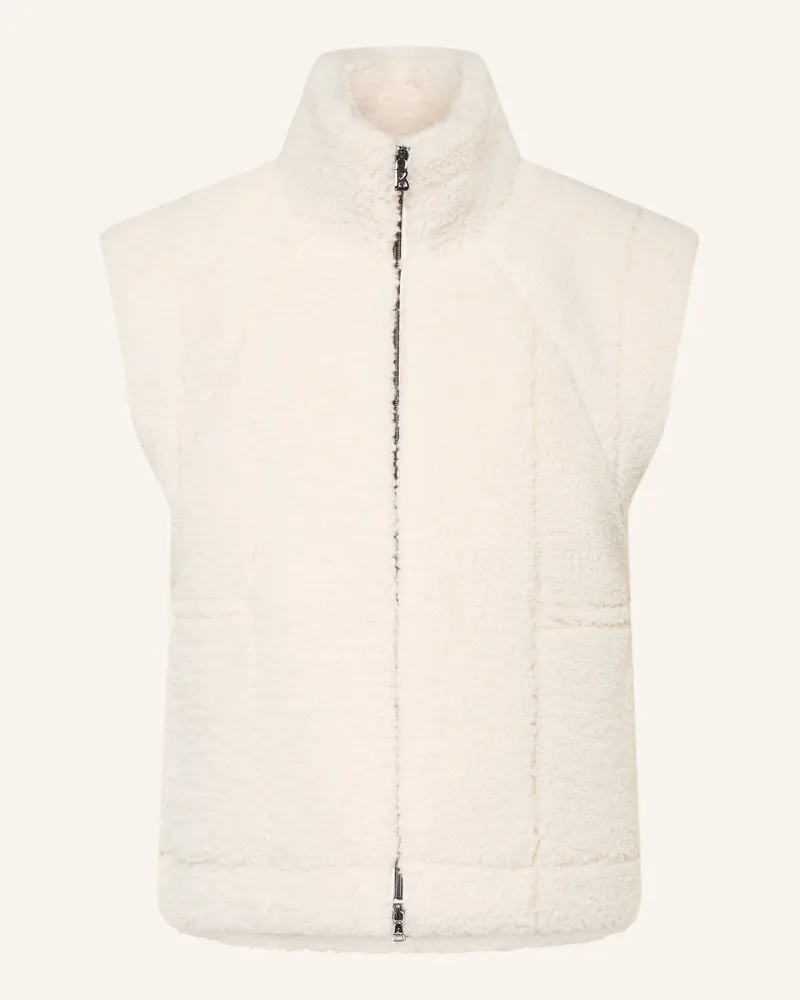 Bogner Teddyfell-Weste Kylie weiss Creme