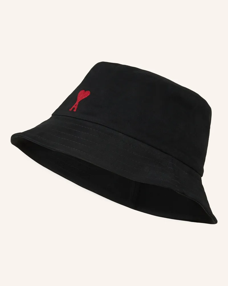 AMI Paris Bucket-Hat schwarz Schwarz