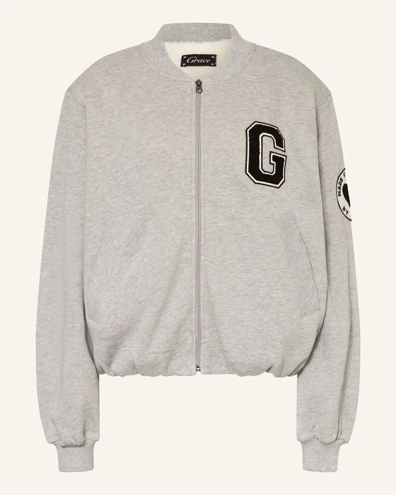 Grace Sweatjacke grau Grau