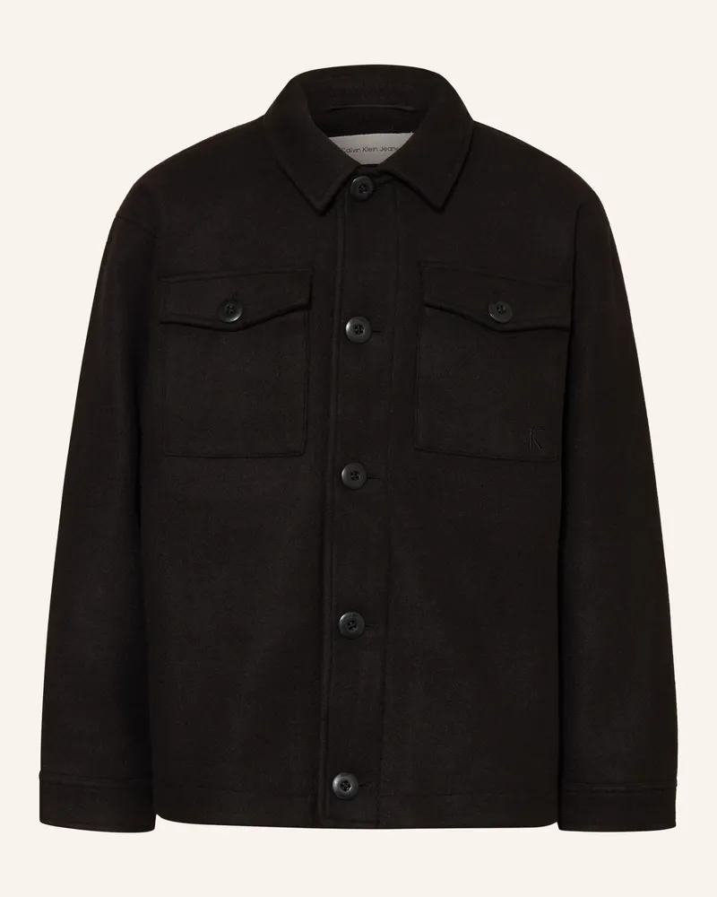 Calvin Klein Overjacket schwarz Schwarz