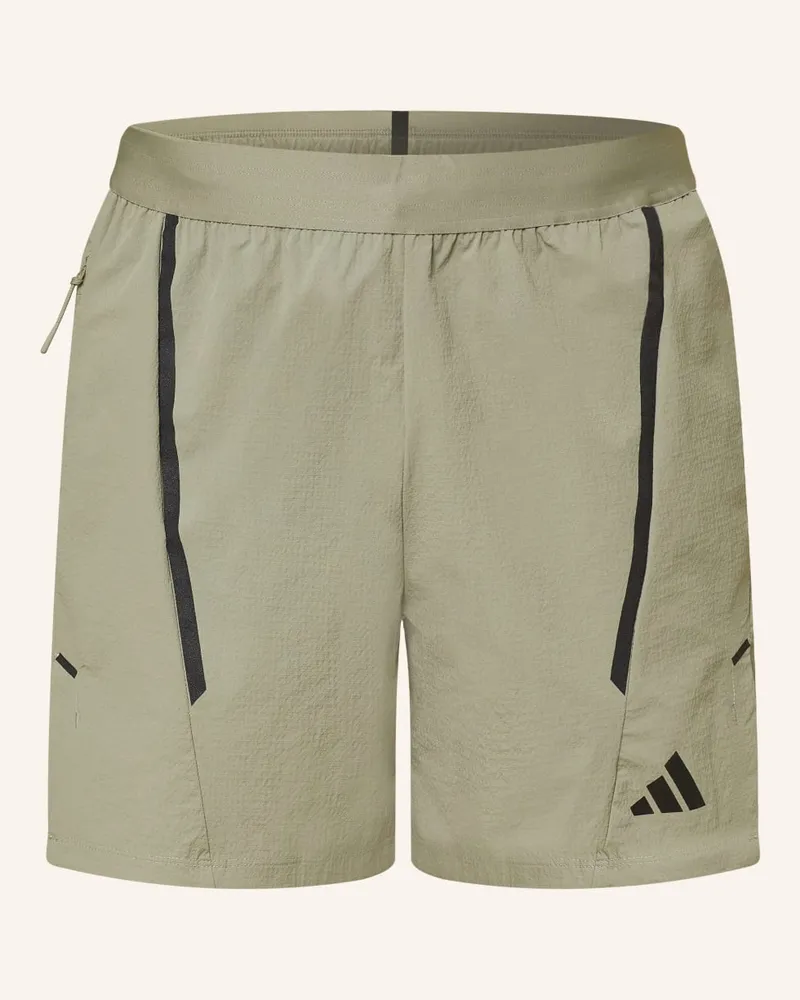 adidas Trainingsshorts DESIGNED FOR TRAINING Gruen