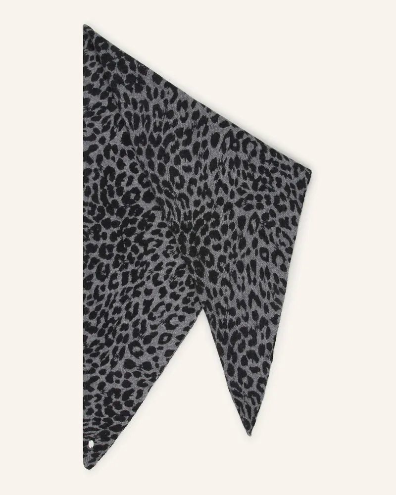 Friendly Hunting Dreieckstuch CHEETAH aus Cashmere Grau