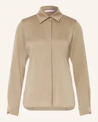 Max Mara Hemdbluse NOREL aus Seide Beige