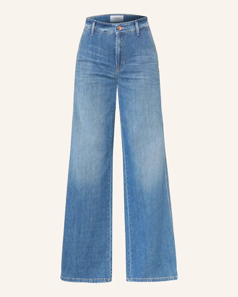 Cambio Wide Leg Jeans Alek blau 5261