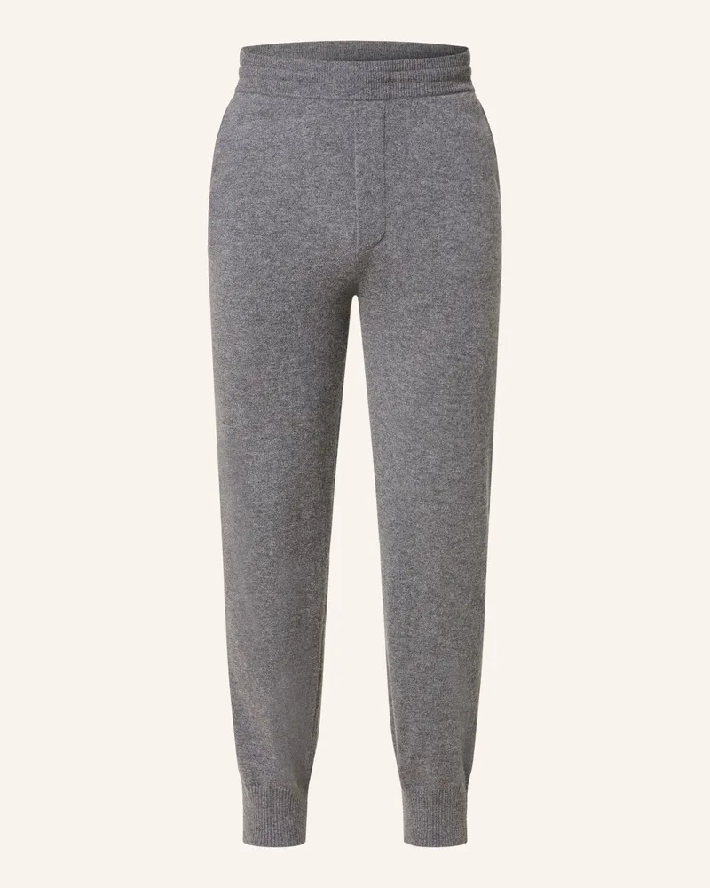 Lisa Yang Strickhose Beaumont Aus Cashmere grau Grau