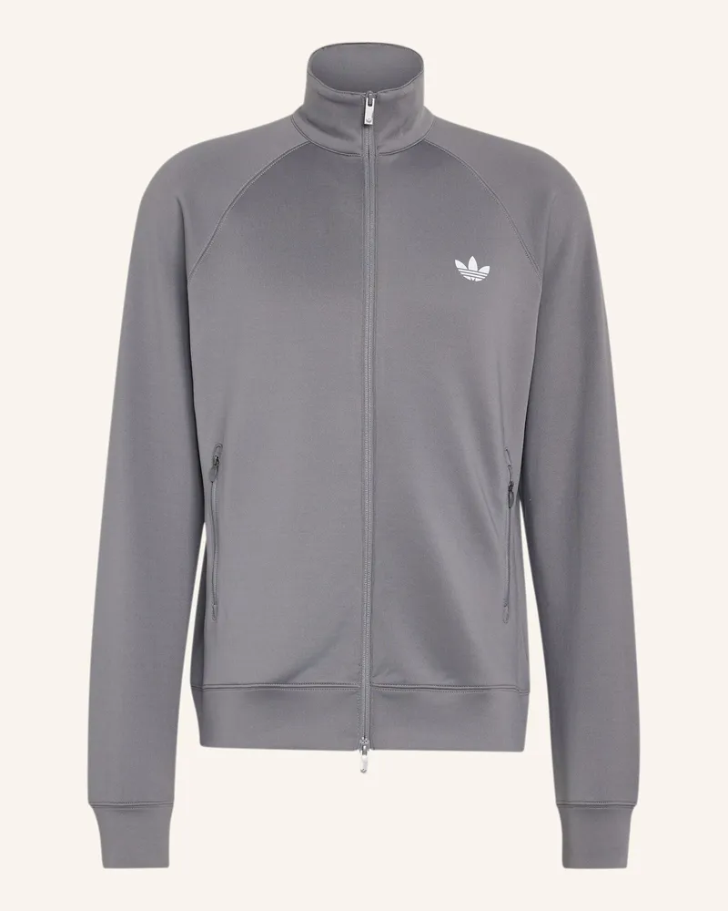 adidas Trefoil Essentials Spacer Track Top grau Grau