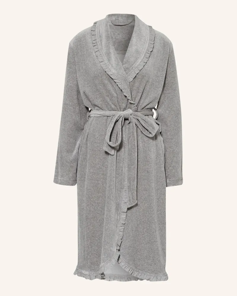 Vossen Damen-Bademantel Ariel grau Grau