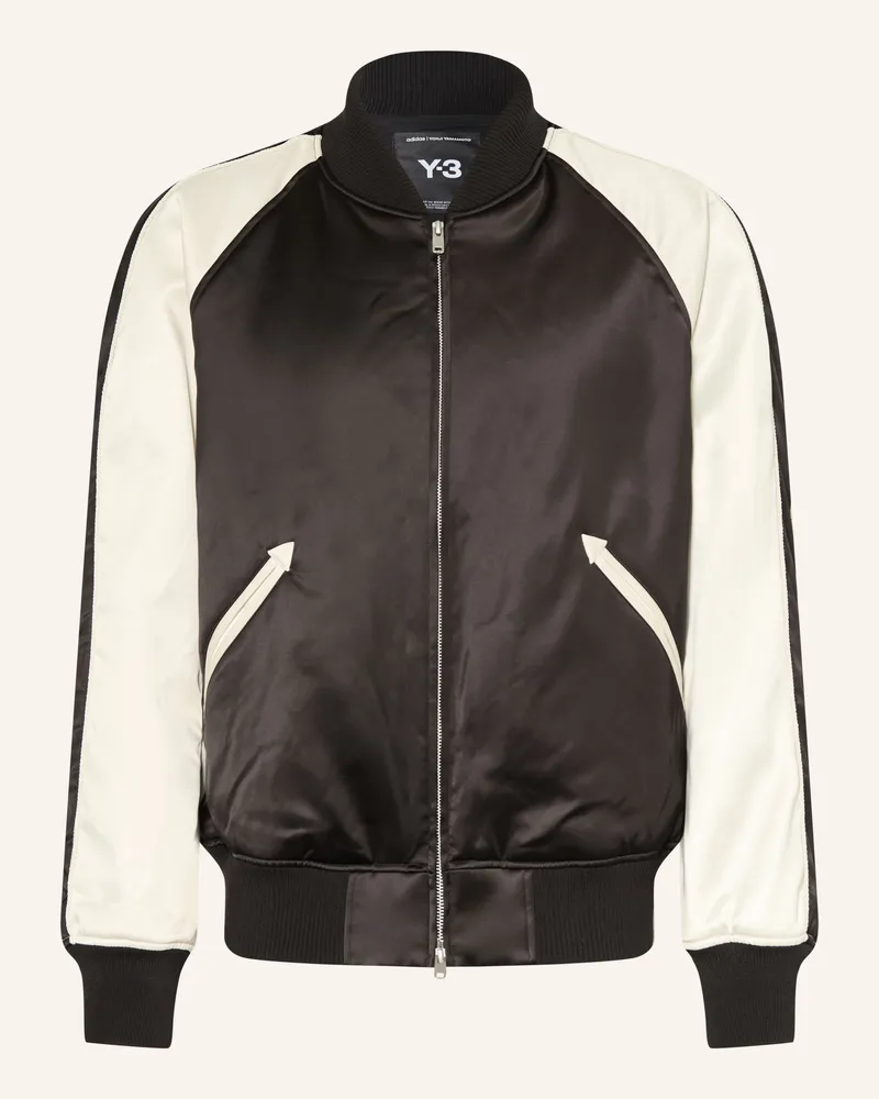 Y-3 Blouson y3-Liquid Logo Satin schwarz Schwarz