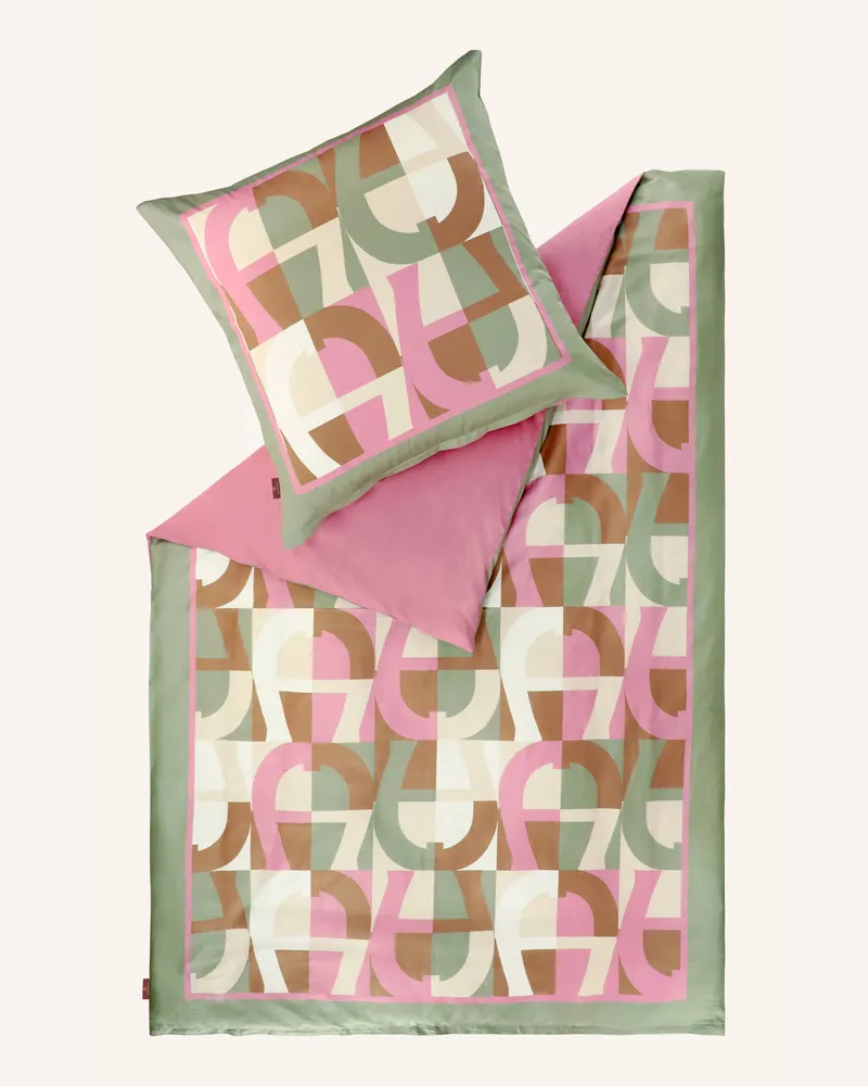 Aigner Satin Bettwäsche DORA Grün