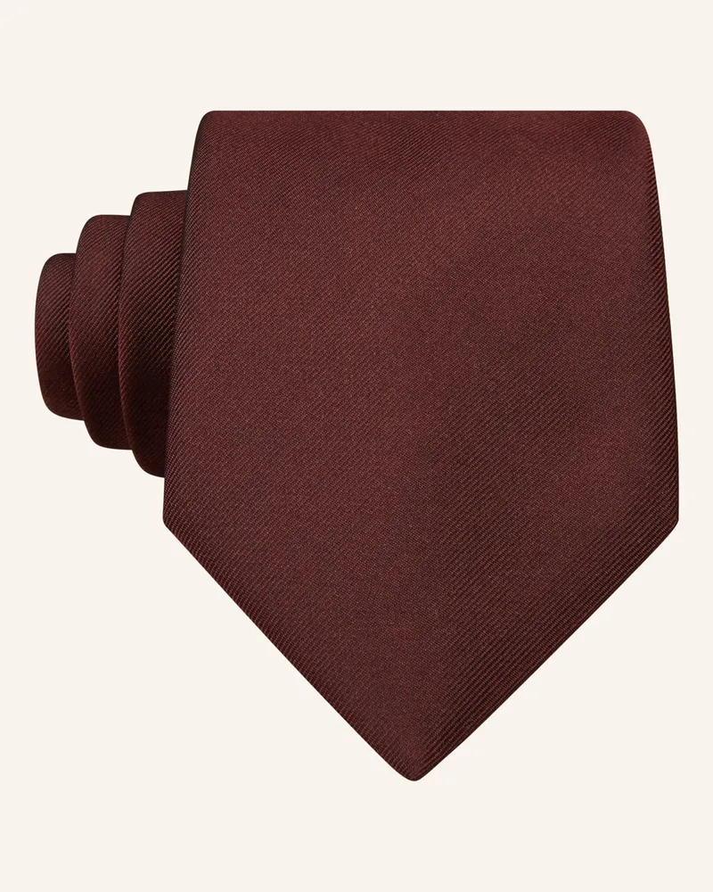 HUGO BOSS Krawatte Dunkelrot