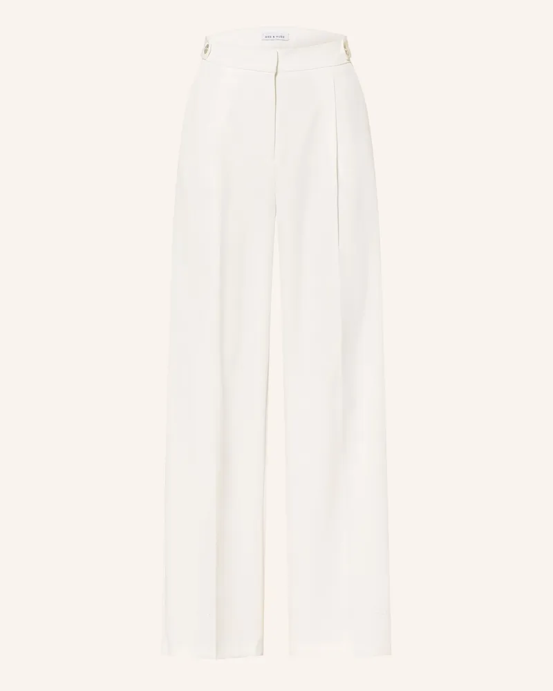 Mrs & HUGS Marlenehose weiss Weiss