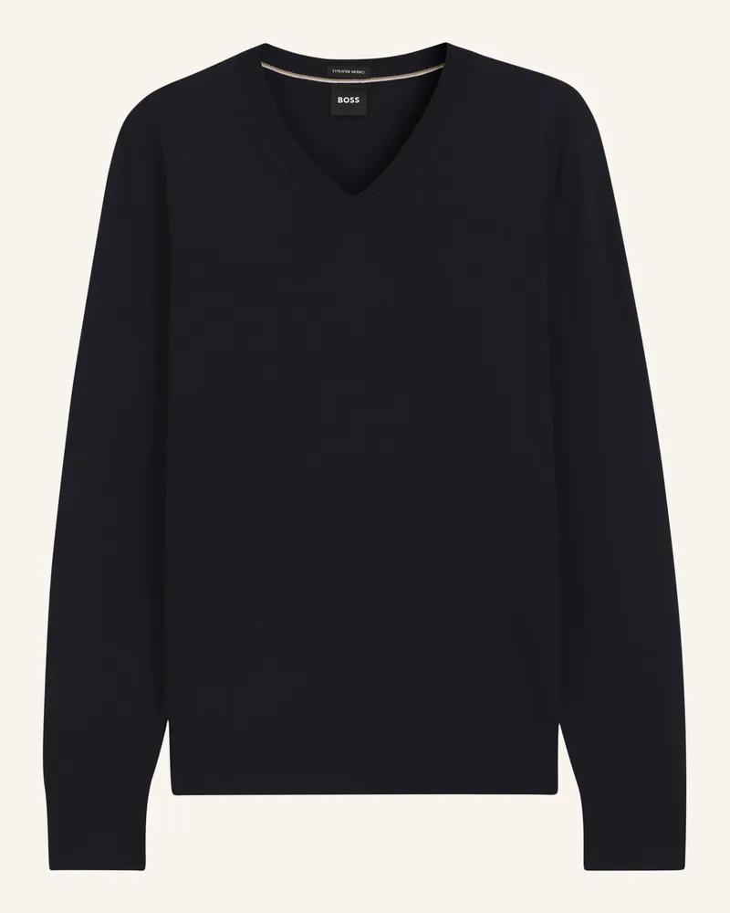 HUGO BOSS Pullover H-Melba Regular Fit blau Dunkelblau