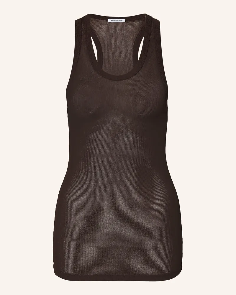 Acne Studios Top Dunkelbraun