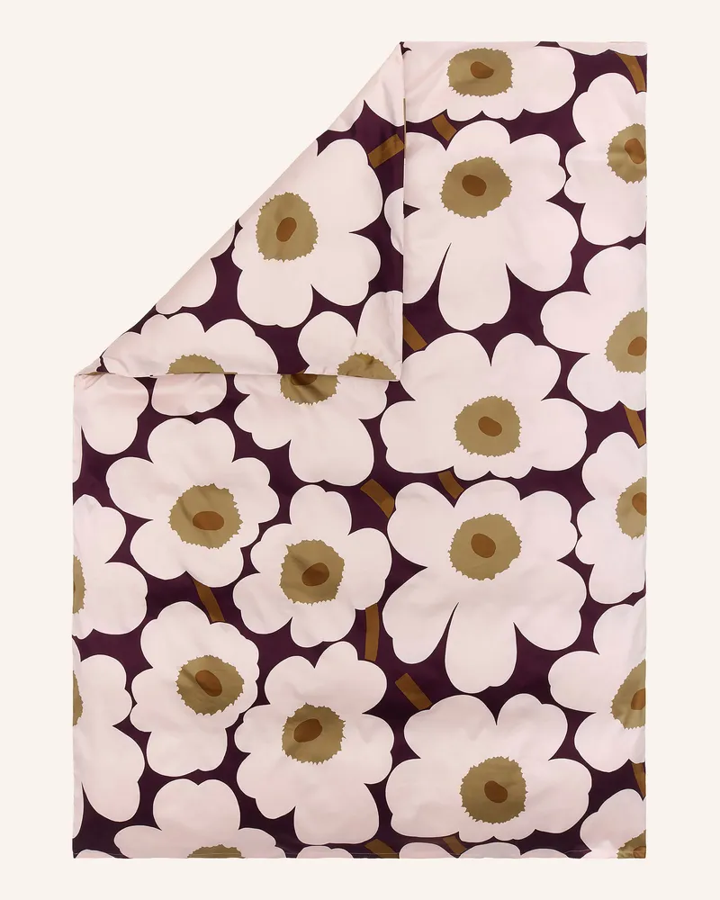 Marimekko Bettbezug Unikko rosa Rosé