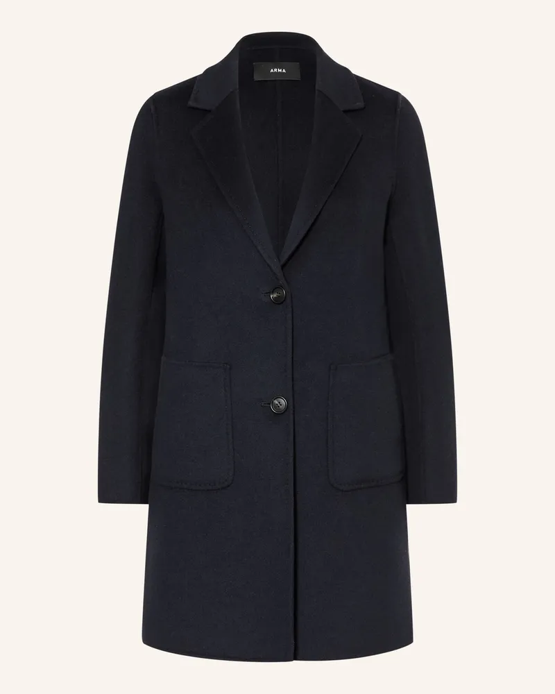 Arma Wollmantel blau Dunkelblau