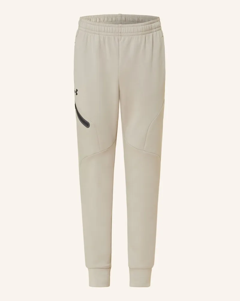 Under Armour Hose UNSTOPPABLE im Jogging-Stil Beige