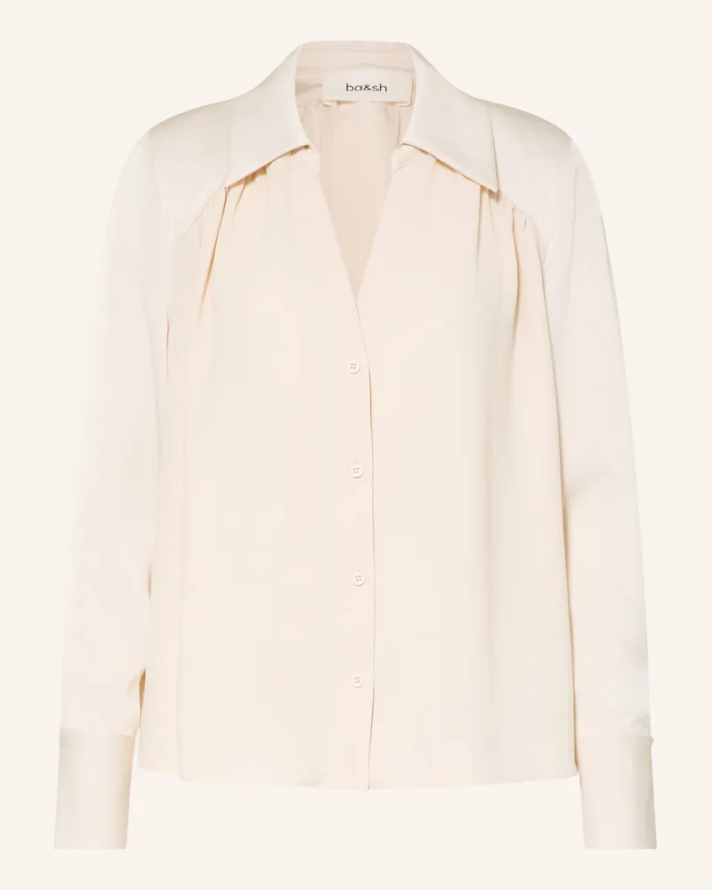 ba&sh Satinbluse Wilna beige Hellbraun