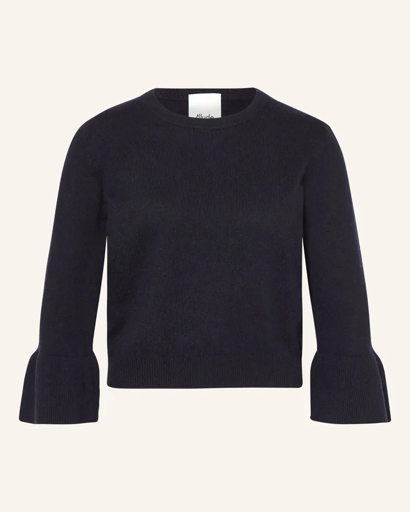 ALLUDE Pullover mit Cashmere Dunkelblau