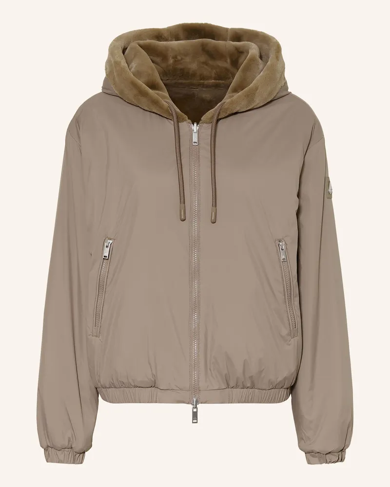 Moose Knuckles Jacke Eaton Bunny Zum Wenden beige Taupe