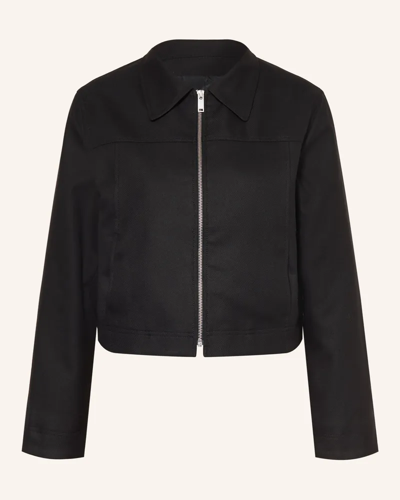 lilienfels Kastenjacke schwarz Schwarz