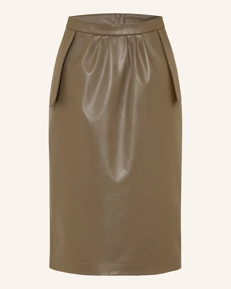 Stella McCartney Rock Altermat In Lederoptik braun Khaki