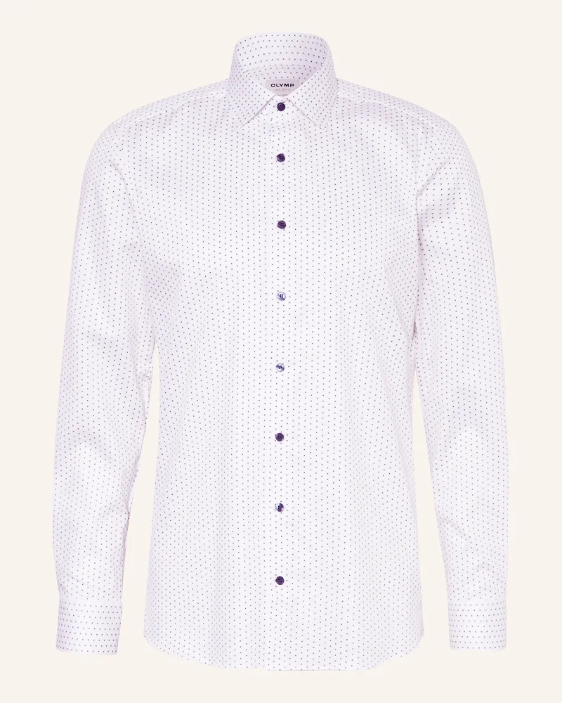 Olymp Hemd Level Five Body Fit beige Weiss