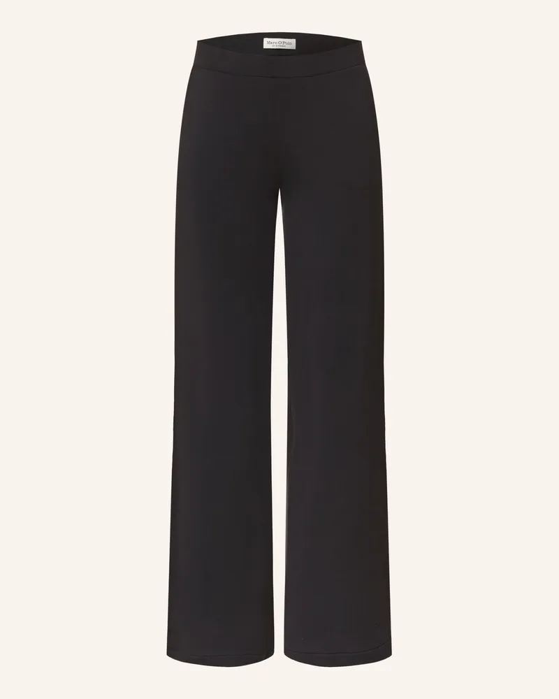Marc O'Polo Marlenehose schwarz Schwarz