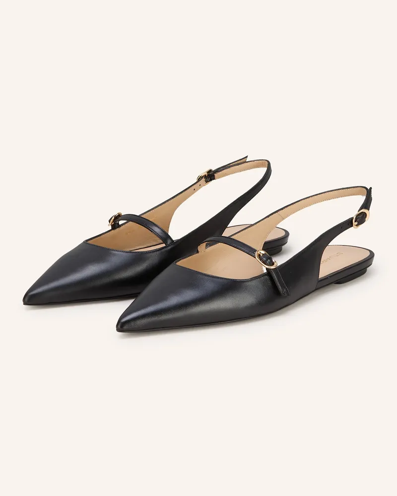 Stuart Weitzman Slingballerinas EMILIA Schwarz
