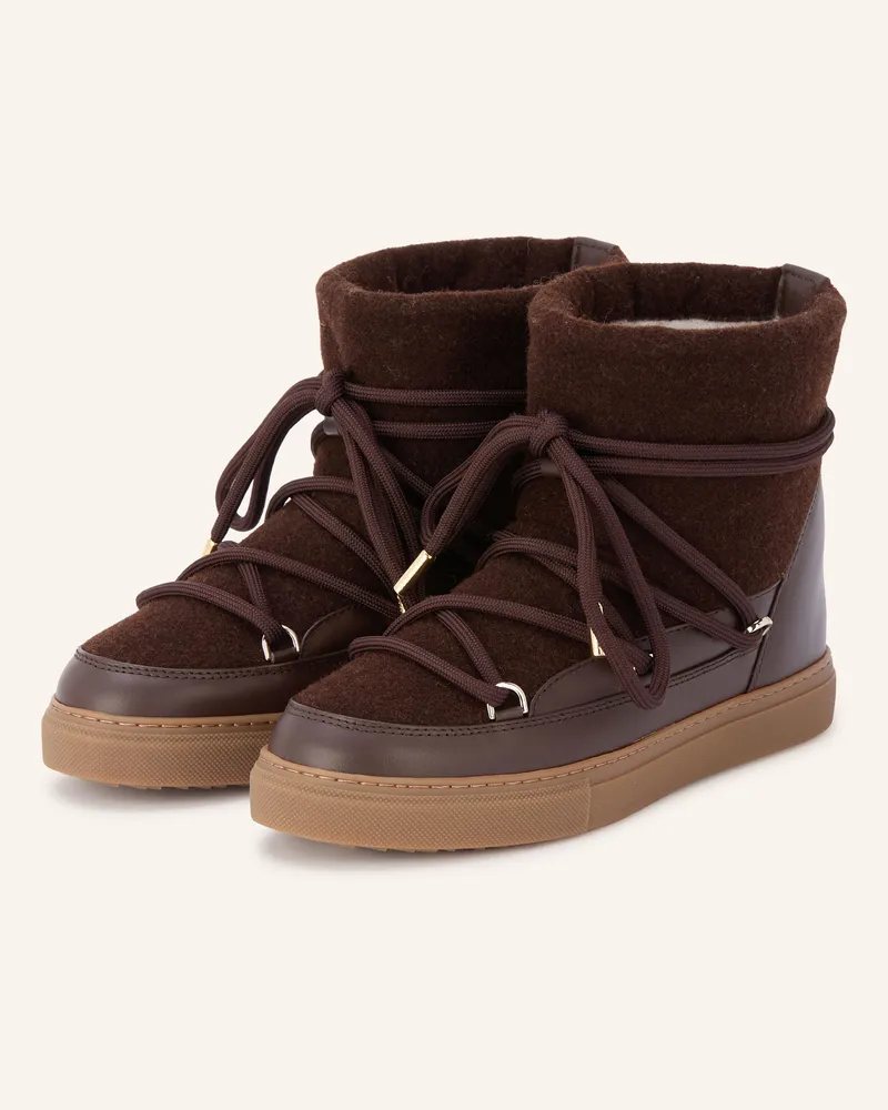 INUIKII Boots braun Dunkelbraun