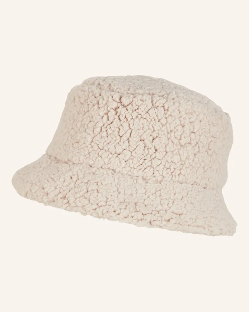 Capo Bucket-Hat aus Teddyfell Beige
