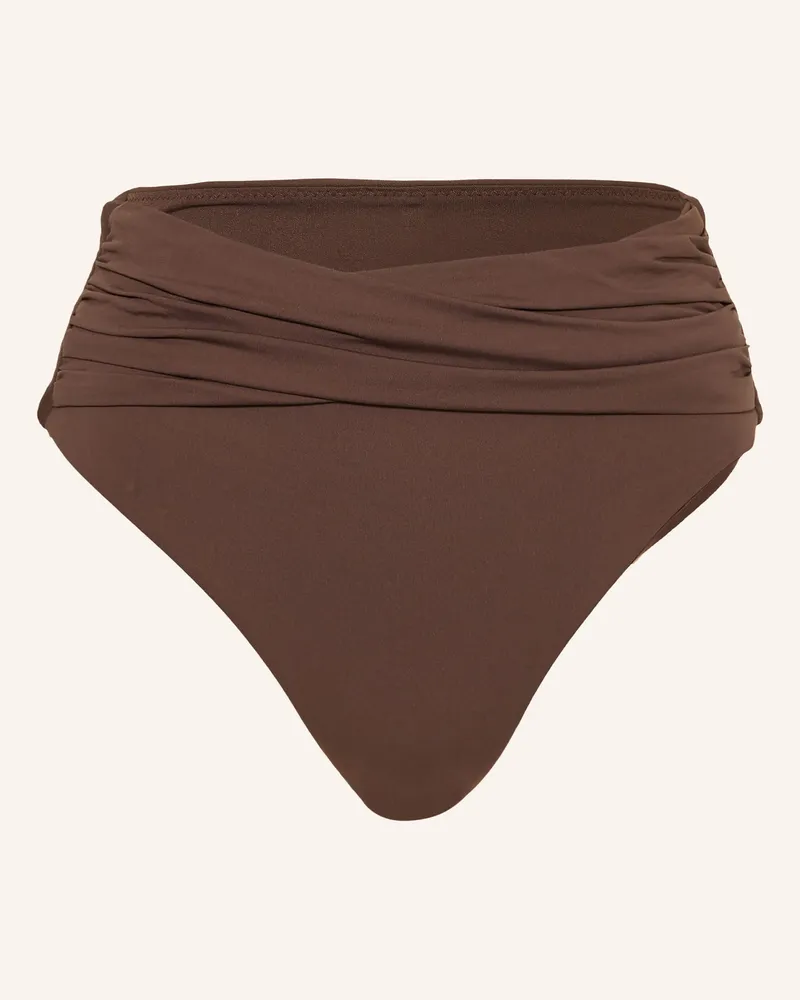 Seafolly Australia High-Waist-Bikini-Hose SEAFOLLY COLLECTIVE Dunkelbraun