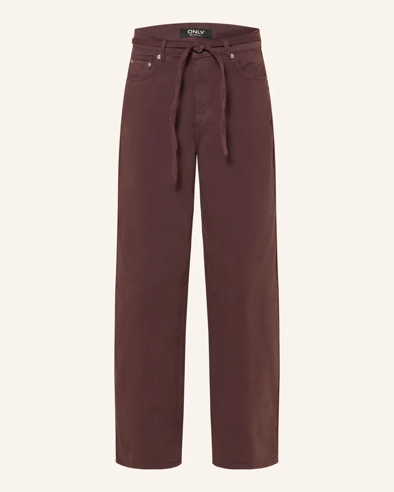 only Straight Jeans braun Fudge