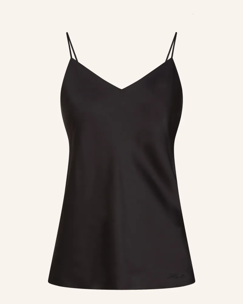 Karl Lagerfeld Top Schwarz