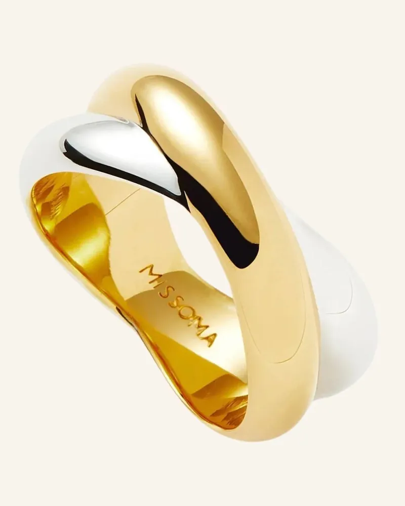 Missoma Ring Lucy Williams Chunky Entwine By Glambou gold Gold