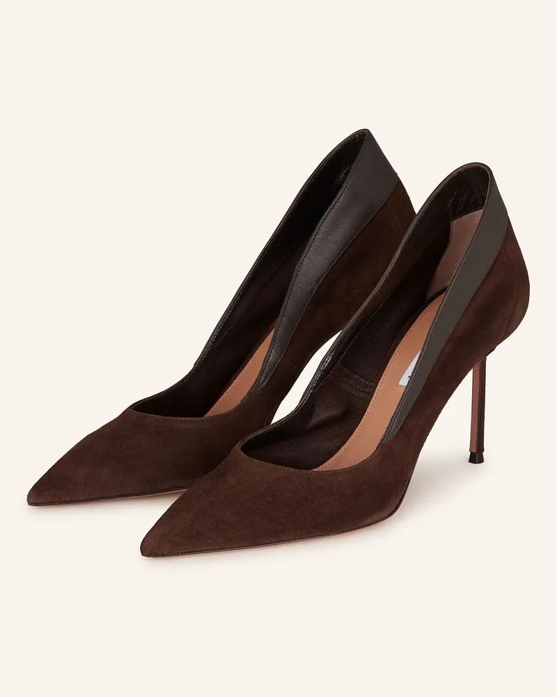 Aquazzura Pumps Guanto braun Dunkelbraun