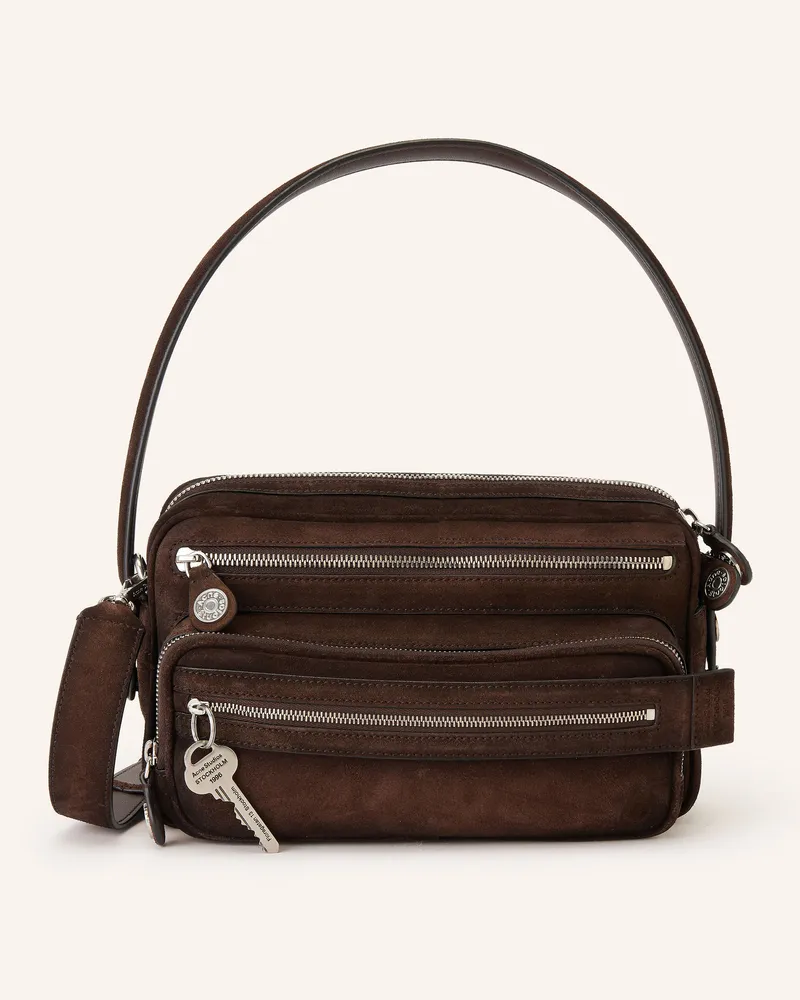 Acne Studios Umhängetasche braun Dunkelbraun