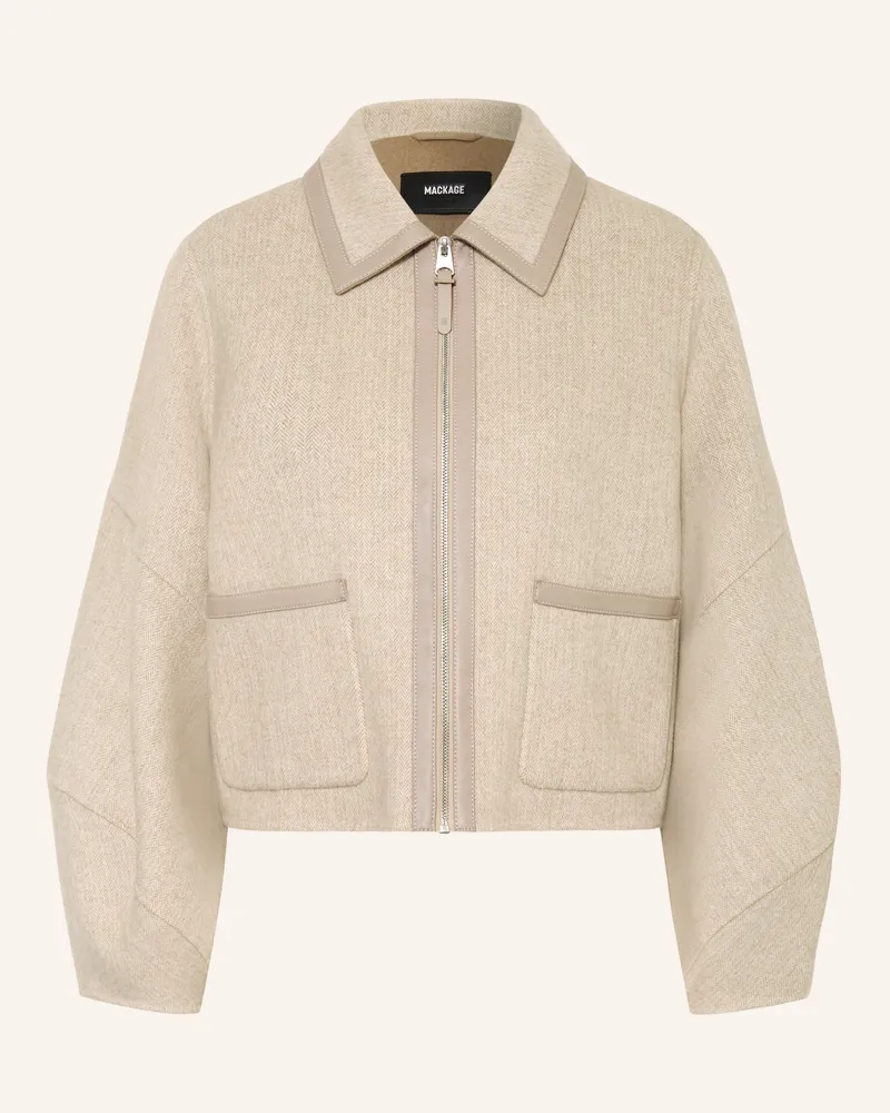 Mackage Kastenjacke Solana beige Hellbraun