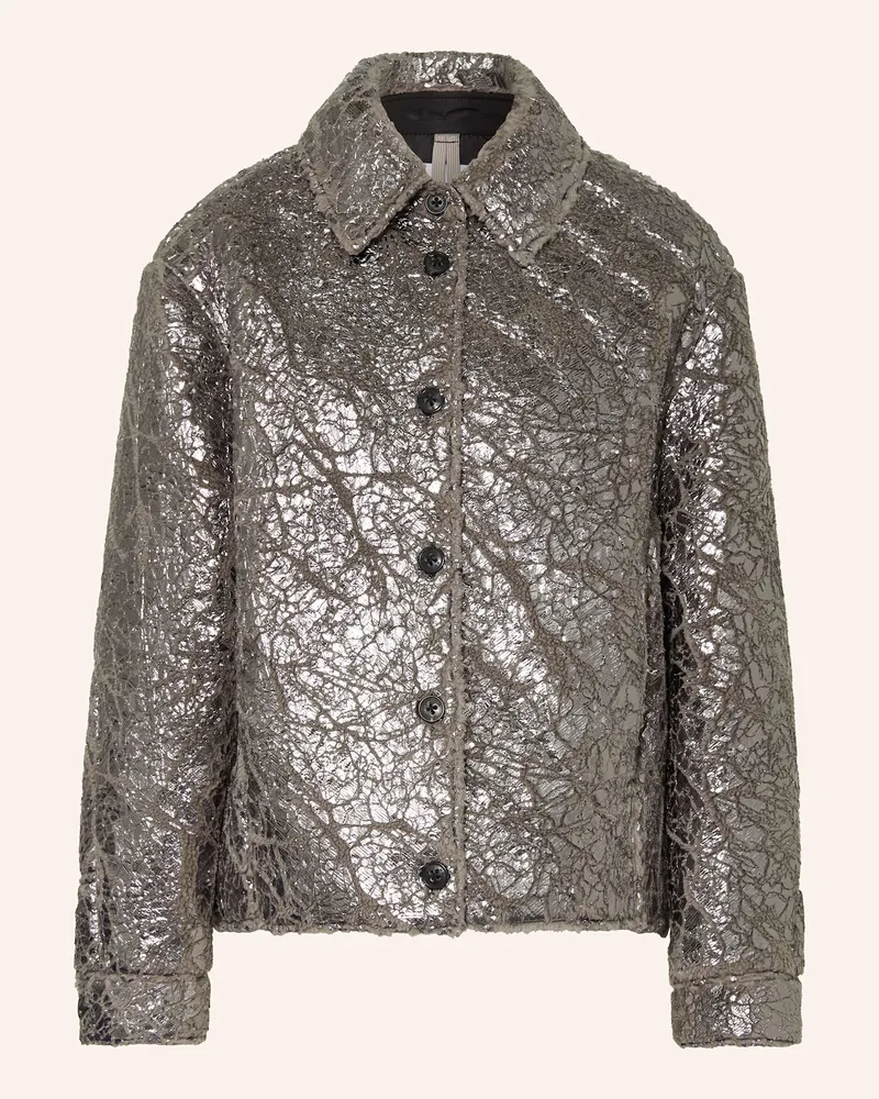 Blonde No. 8 Teddyfell-Jacke Ira silber Silber